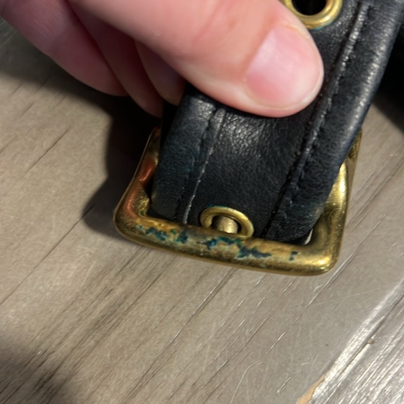 COACH 9951 CLASSIC BLACK SHOULDER SADDLE BAG CROSSBODY - Picture 6 of 17